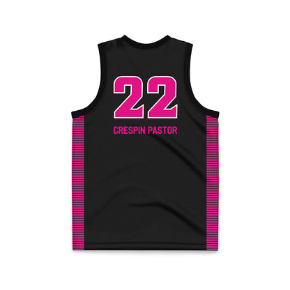 VCU - NCAA Women's Basketball : Laia Crespin Pastor - Black Basketball Jersey-1