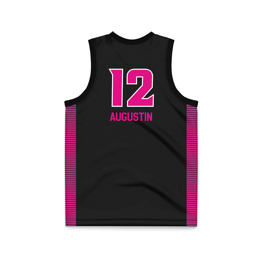 VCU - NCAA Women's Basketball : Patricia Augustin - Black Basketball Jersey-1