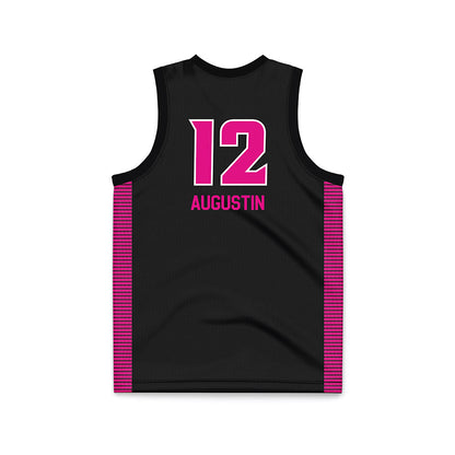 VCU - NCAA Women's Basketball : Patricia Augustin - Black Basketball Jersey-1