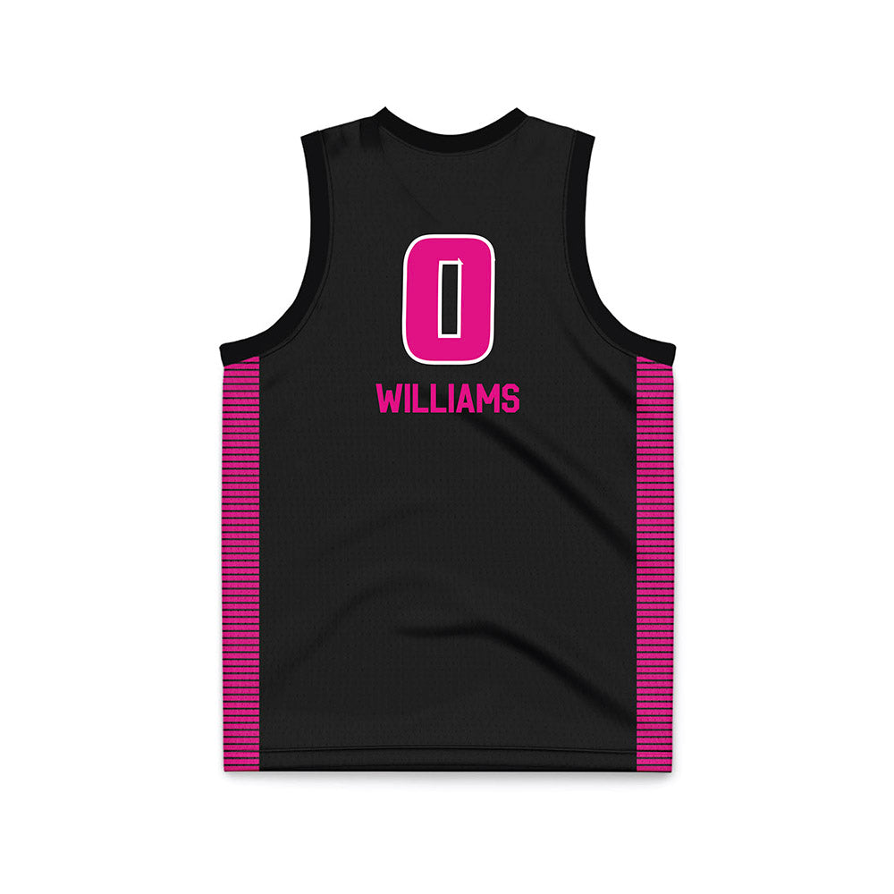 VCU - NCAA Women's Basketball : Tyrielle Williams - Black Basketball Jersey-1