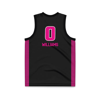 VCU - NCAA Women's Basketball : Tyrielle Williams - Black Basketball Jersey-1