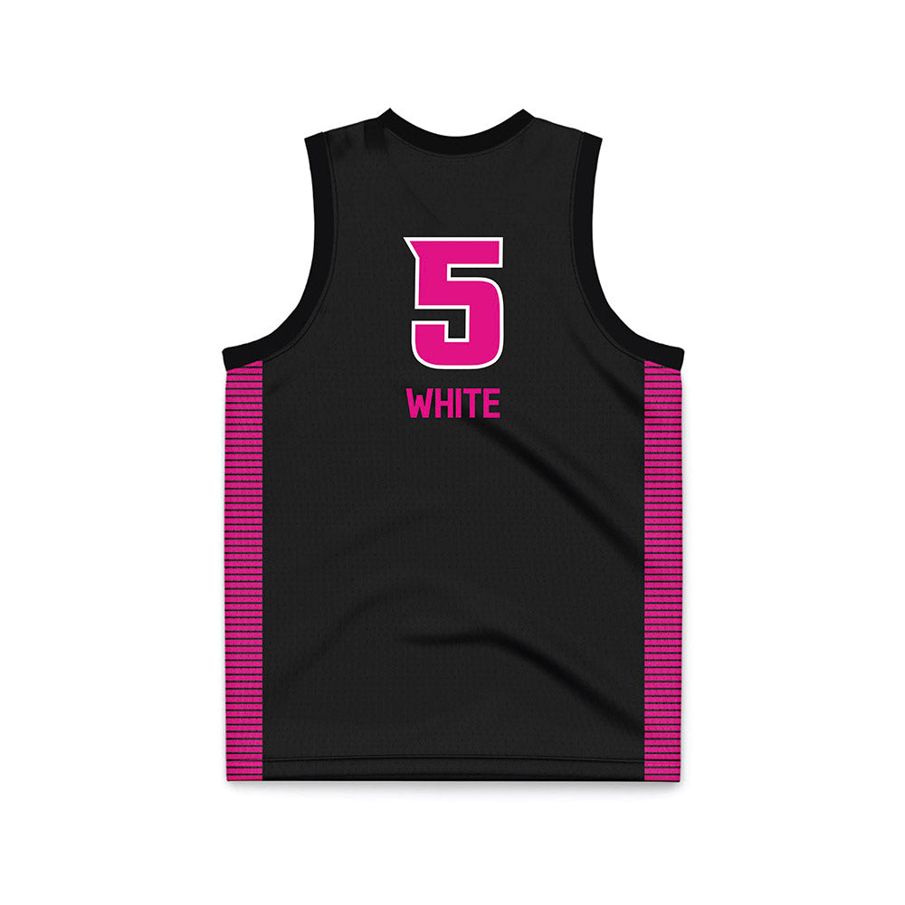VCU - NCAA Women's Basketball : Makennah White - Black Basketball Jersey-1