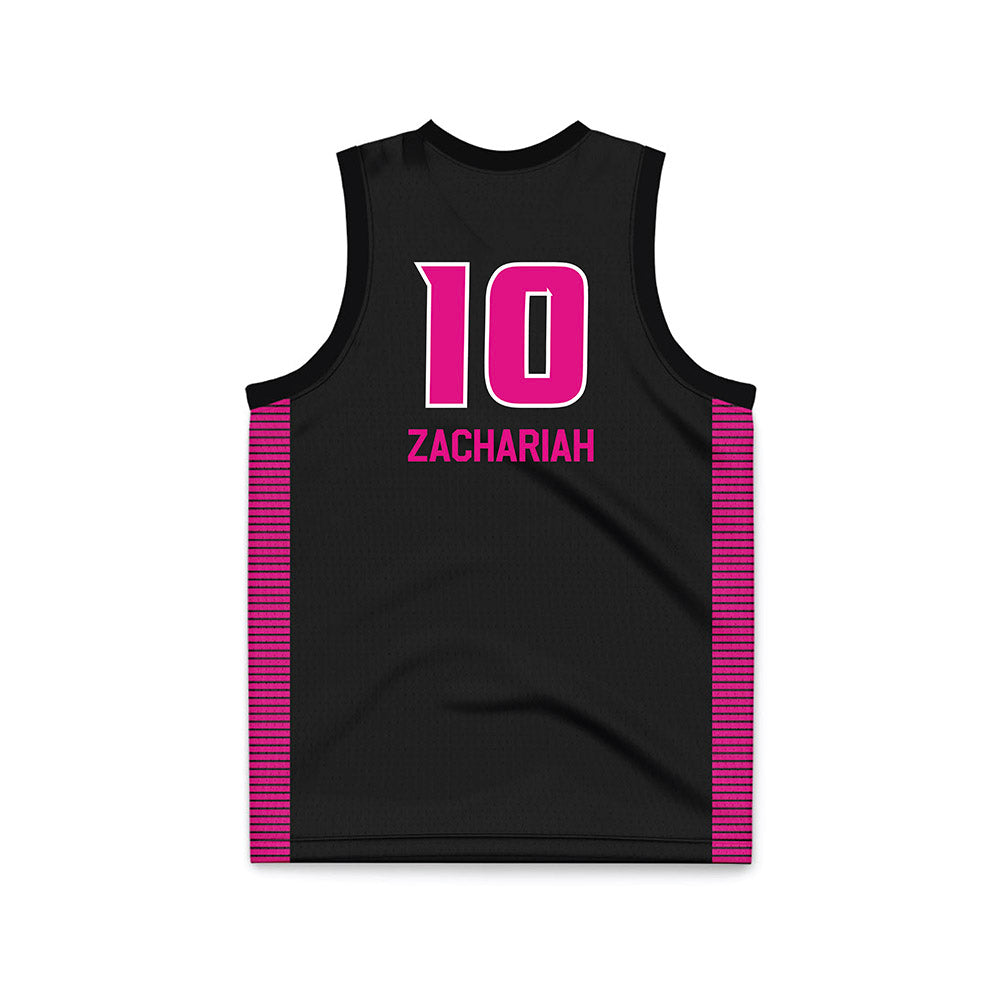 VCU - NCAA Women's Basketball : Ann Zachariah - Black Basketball Jersey-1