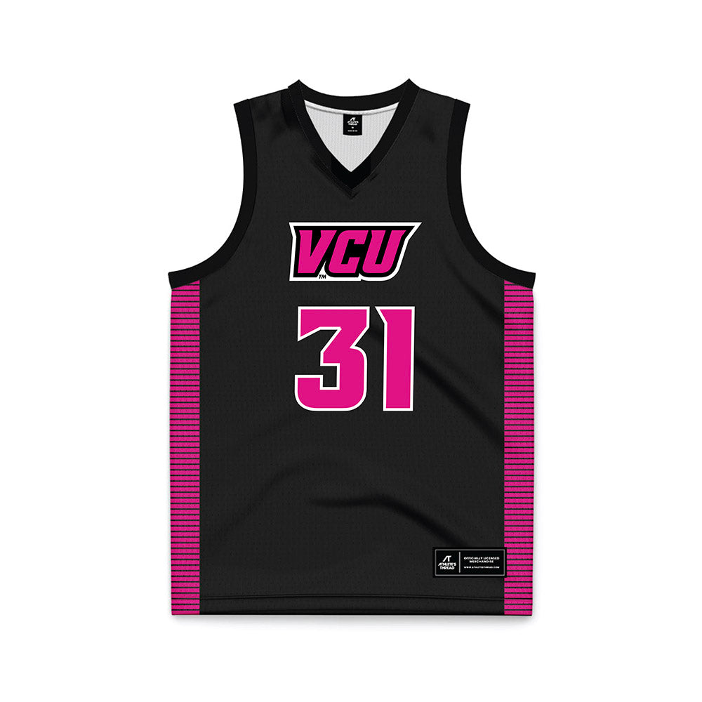 VCU - NCAA Women's Basketball : Isabel Whitelaw - Black Basketball Jersey-0