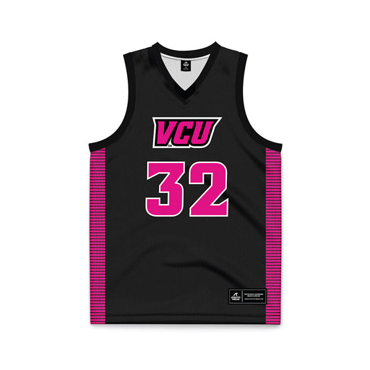 VCU - NCAA Women's Basketball : Lucia Sotelo - Black Basketball Jersey-0