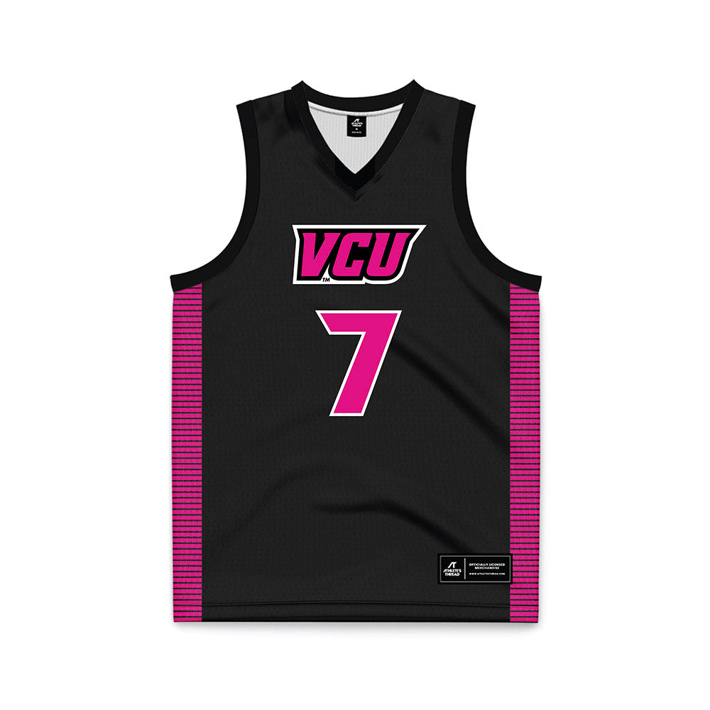 VCU - NCAA Women's Basketball : Hawa Doumbouya - Black Basketball Jersey-0
