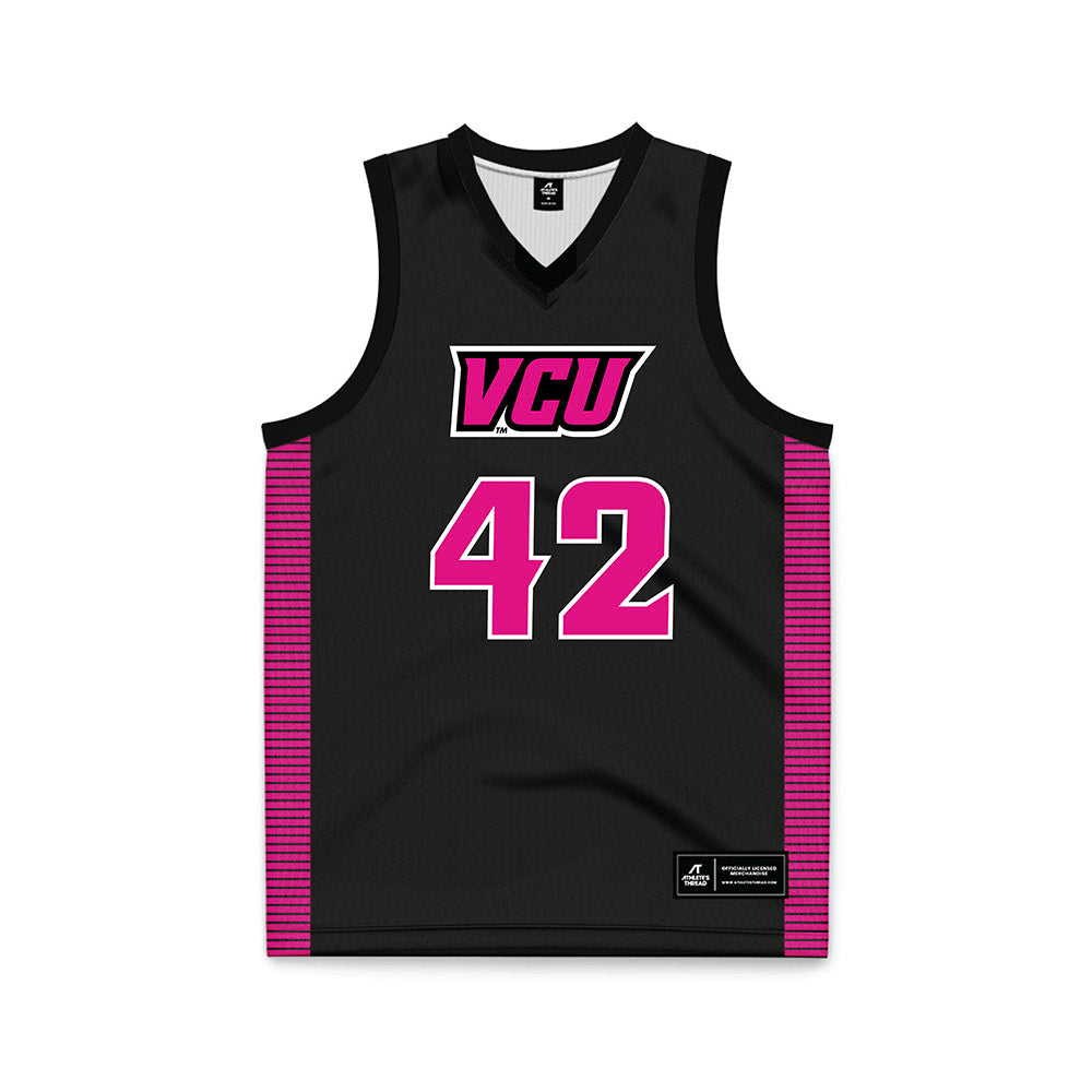VCU - NCAA Women's Basketball : Lucy Ghaifan - Black Basketball Jersey-0
