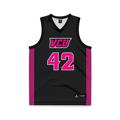 VCU - NCAA Women's Basketball : Lucy Ghaifan - Black Basketball Jersey-0
