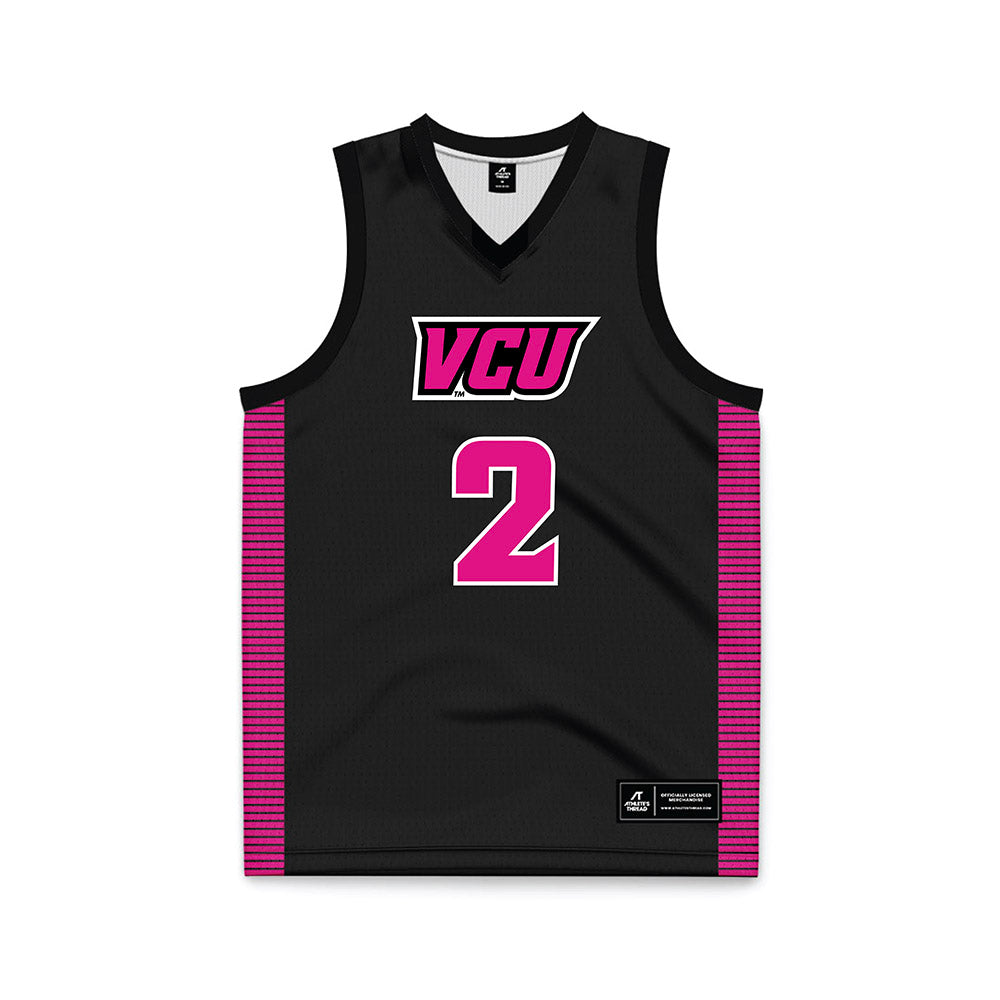 VCU - NCAA Women's Basketball : Cyriah Griffin - Black Basketball Jersey-0