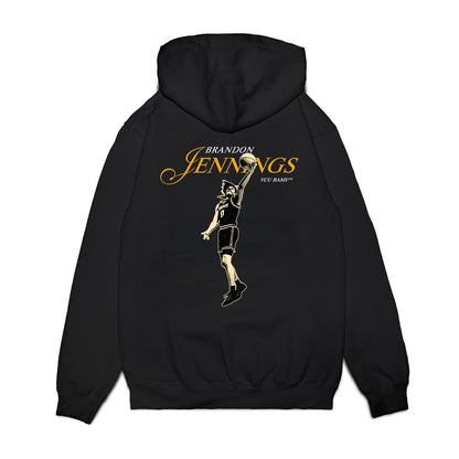 VCU - NCAA Men's Basketball : Brandon Jennings - Legacy Premium Hooded Sweatshirt-1