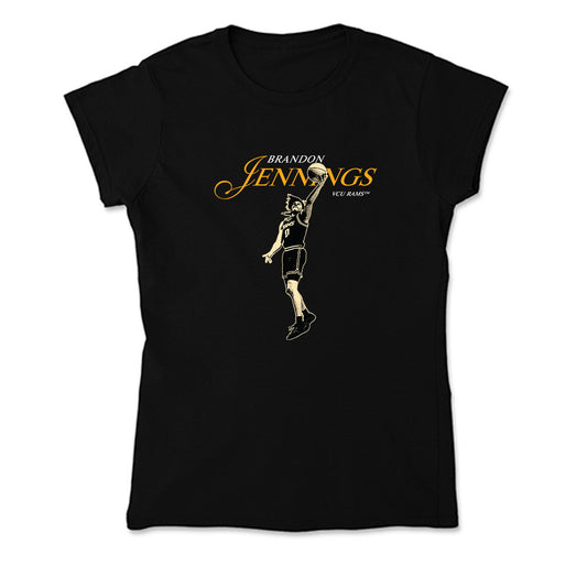 VCU - NCAA Men's Basketball : Brandon Jennings - Legacy Soft Style Women’s T-Shirt-0