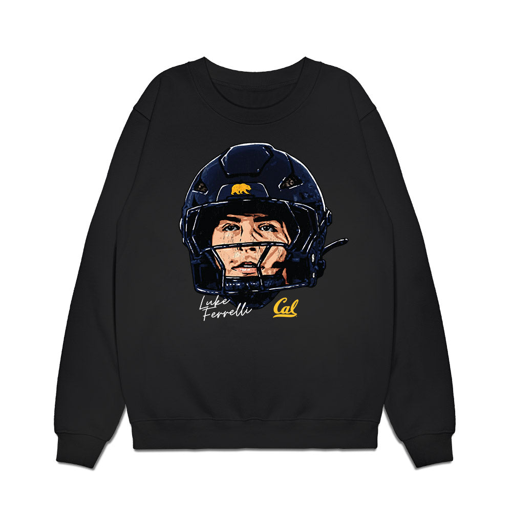 UC Berkeley - NCAA Football : Luke Ferrelli - Gameface Premium Crewneck Sweatshirt-0