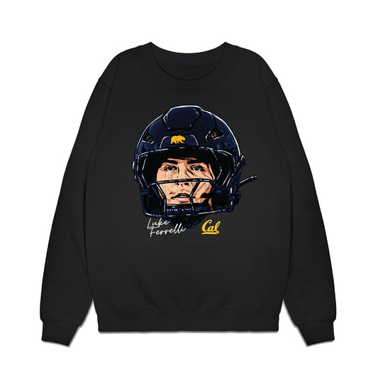 UC Berkeley - NCAA Football : Luke Ferrelli - Gameface Premium Crewneck Sweatshirt-0