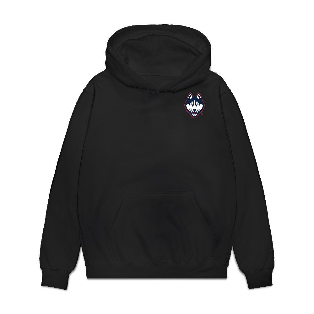 UConn - NCAA Women's Basketball : Sarah Strong - Premium Hooded Sweatshirt-0