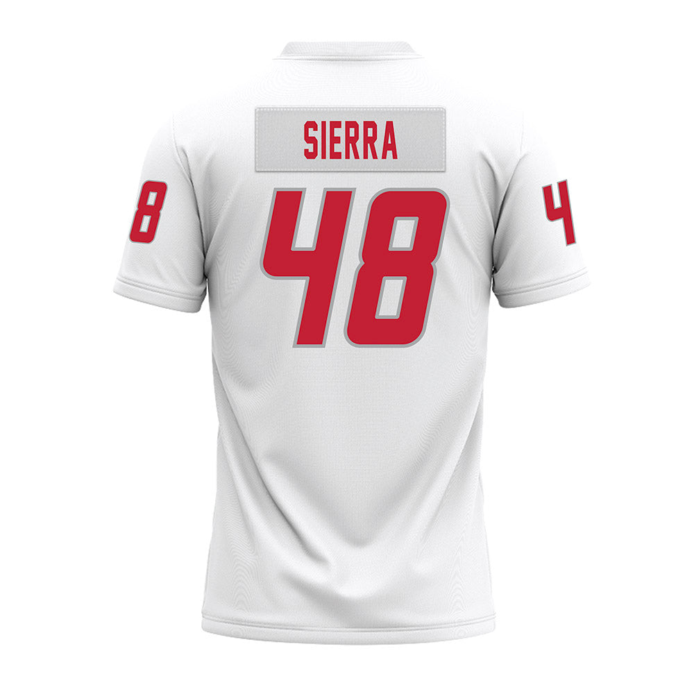 New Mexico - NCAA Football : John Sierra - White Premium Football Jersey-1