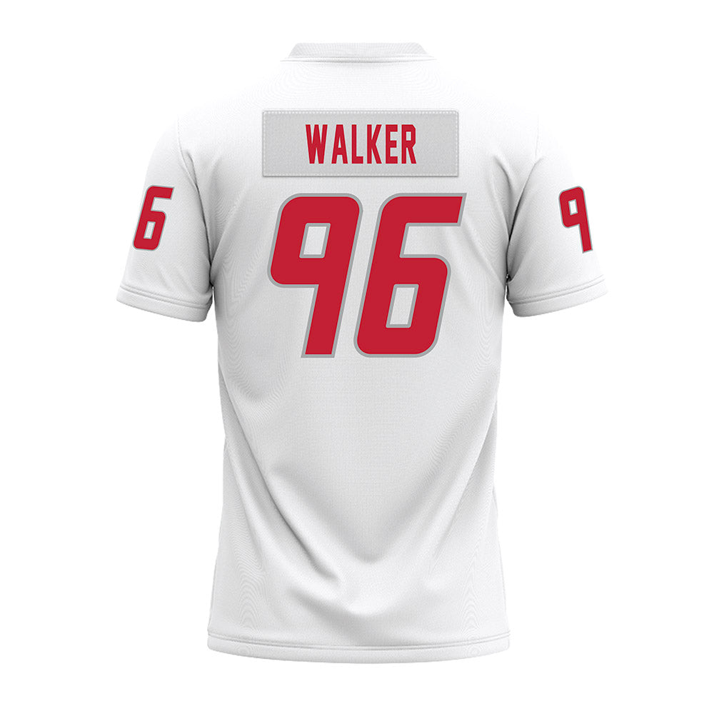 New Mexico - NCAA Football : Garrison Walker - White Premium Football Jersey-1