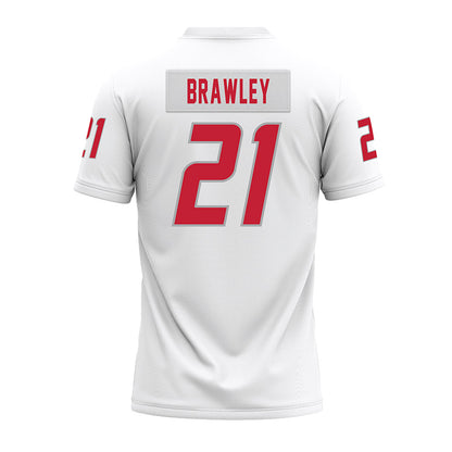 New Mexico - NCAA Football : Austin Brawley - White Premium Football Jersey-1