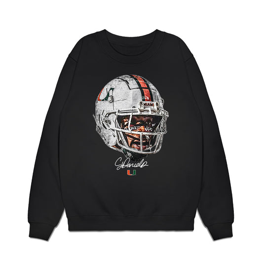 Miami - NCAA Football : CJ Daniels - Game Face Premium Crewneck Sweatshirt-0