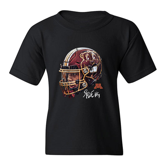 Minnesota - NCAA Football : Koi Perich - Game Face Youth T-Shirt-0