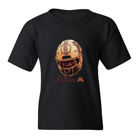 Minnesota - NCAA Football : Darius Taylor - Game Face Youth T-Shirt-0