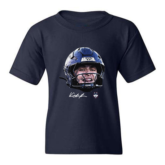 UConn - NCAA Football : Victor Rosa - Game Face Youth T-Shirt-0