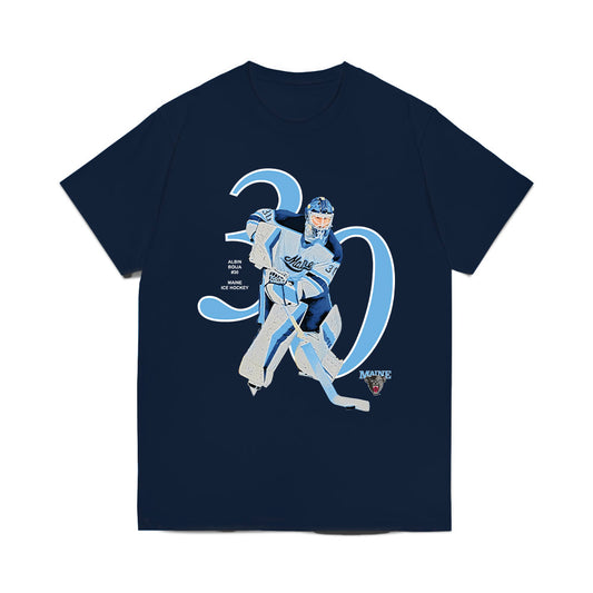 Maine - NCAA Men's Ice Hockey : Albin Boija - Breakthrough Comfort Colors T-Shirt-0