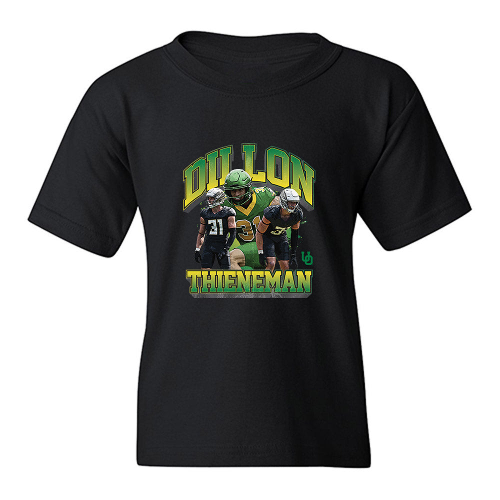 Oregon - NCAA Football : Dillon Thieneman - Collage Youth T-Shirt-0