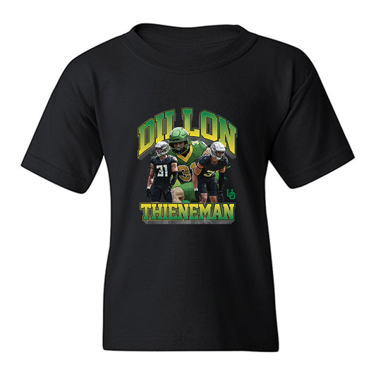 Oregon - NCAA Football : Dillon Thieneman - Collage Youth T-Shirt-0