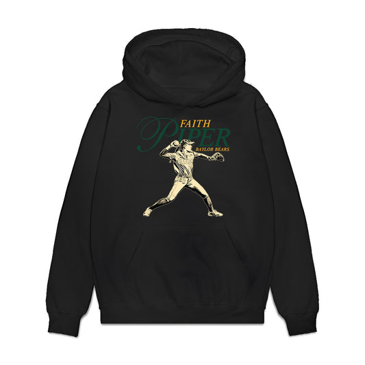 Baylor - NCAA Softball : Faith Piper - Legacy Premium Hooded Sweatshirt-0