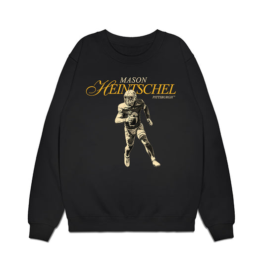Pittsburgh - NCAA Football : Mason Heintschel - Legacy Premium Crewneck Sweatshirt-0