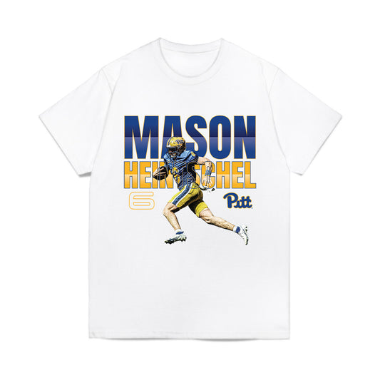 Pittsburgh - NCAA Football : Mason Heintschel - Graphic Tee Comfort Colors T-Shirt-0