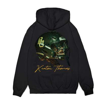 Baylor - NCAA Football : Keaton Thomas - Game Face Premium Hooded Sweatshirt-1