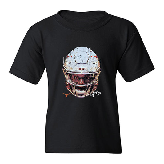 Texas - NCAA Football : Anthony Hill Jr - Game Face Youth T-Shirt-0
