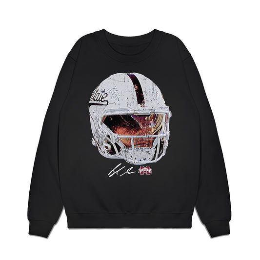 Mississippi State - NCAA Football : Blake Shapen - Game Face Premium Crewneck Sweatshirt-0