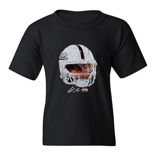Mississippi State - NCAA Football : Blake Shapen - Game Face Youth T-Shirt-0