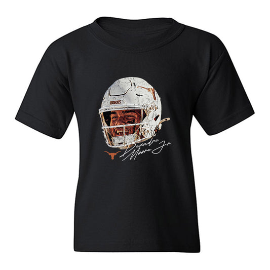 Texas - NCAA Football : Deandre Moore Jr - Game Face Youth T-Shirt-0
