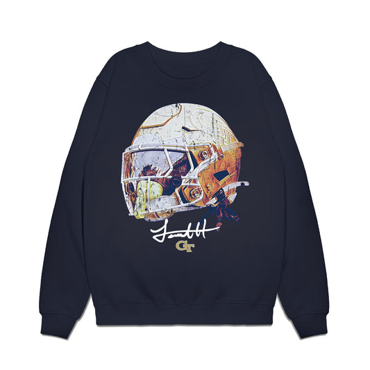 Georgia Tech - NCAA Football : Jamal Haynes - Game Face Premium Crewneck Sweatshirt-0