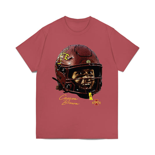 Iowa State - NCAA Football : Carson Brown - Game Face Comfort Colors T-Shirt-0