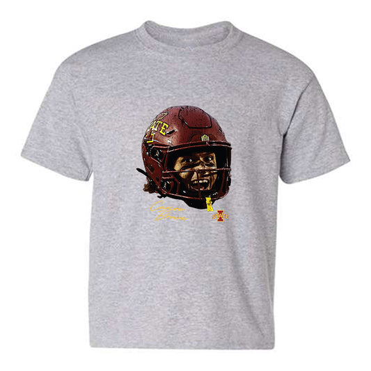 Iowa State - NCAA Football : Carson Brown - Game Face Youth T-Shirt-0