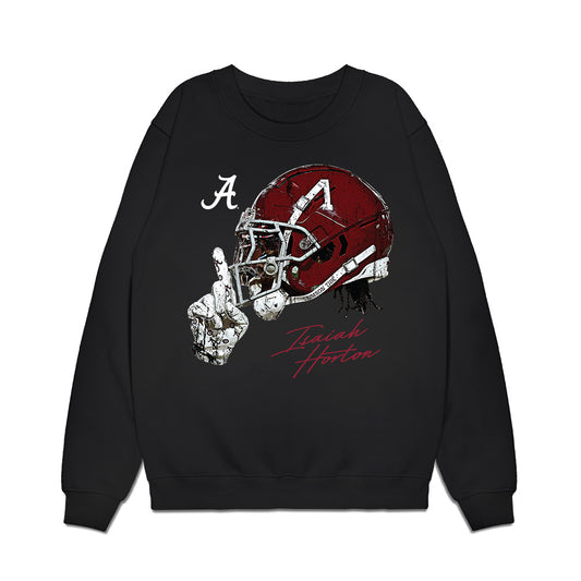 Alabama - NCAA Football : Isaiah Horton - Game Face Premium Crewneck Sweatshirt-0