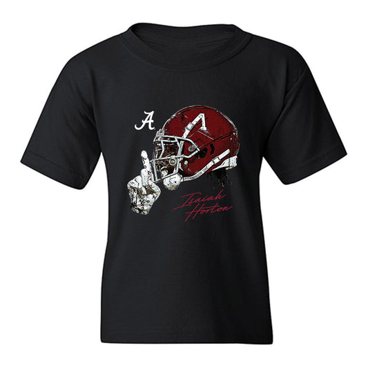 Alabama - NCAA Football : Isaiah Horton - Game Face Youth T-Shirt-0