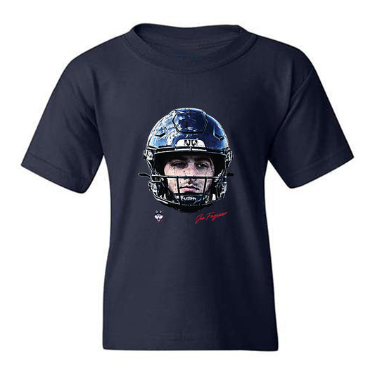 UConn - NCAA Football : Joe Fagnano - Game Face Youth T-Shirt-0