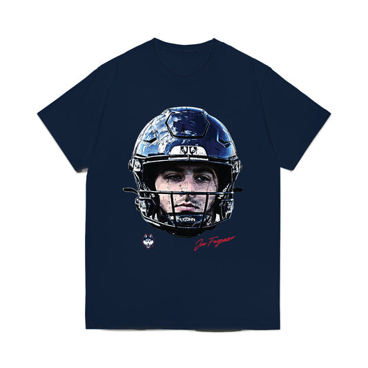 UConn - NCAA Football : Joe Fagnano - Game Face Comfort Colors T-Shirt-0