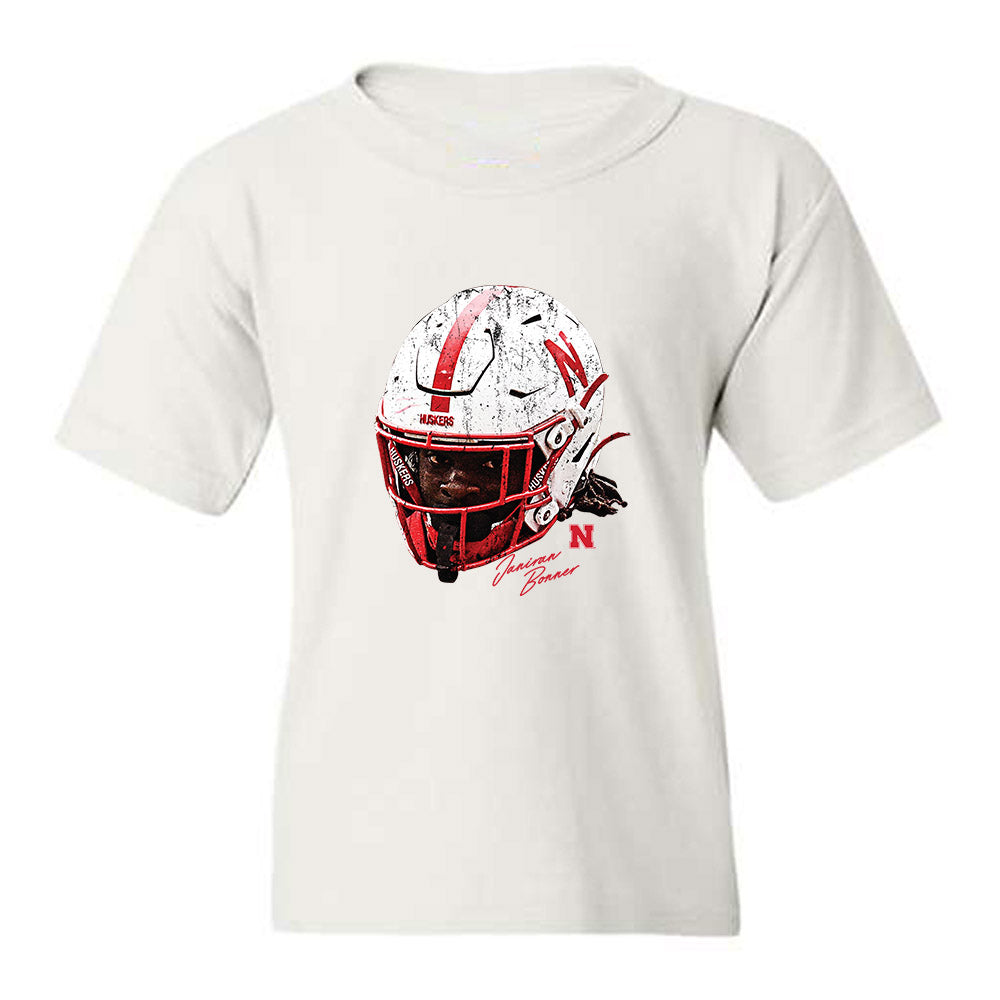 Nebraska - NCAA Football : Janiran Bonner - Youth T-Shirt-0
