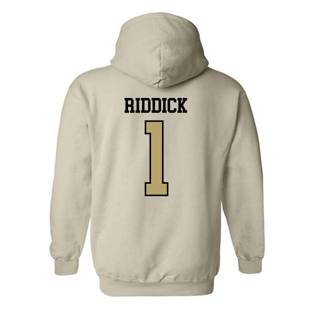 Ferrum - NCAA Women's Basketball : Kleiauna Riddick - Classic Shersey Hooded Sweatshirt-1