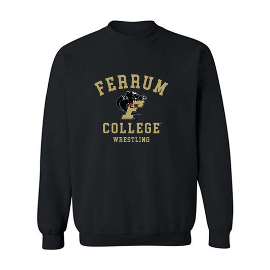 Ferrum - NCAA Wrestling : Junior Owens - Classic Shersey Crewneck Sweatshirt-0