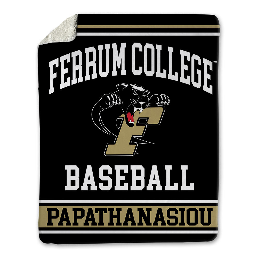 Ferrum - NCAA Baseball : Niko Papathanasiou - Blanket-0