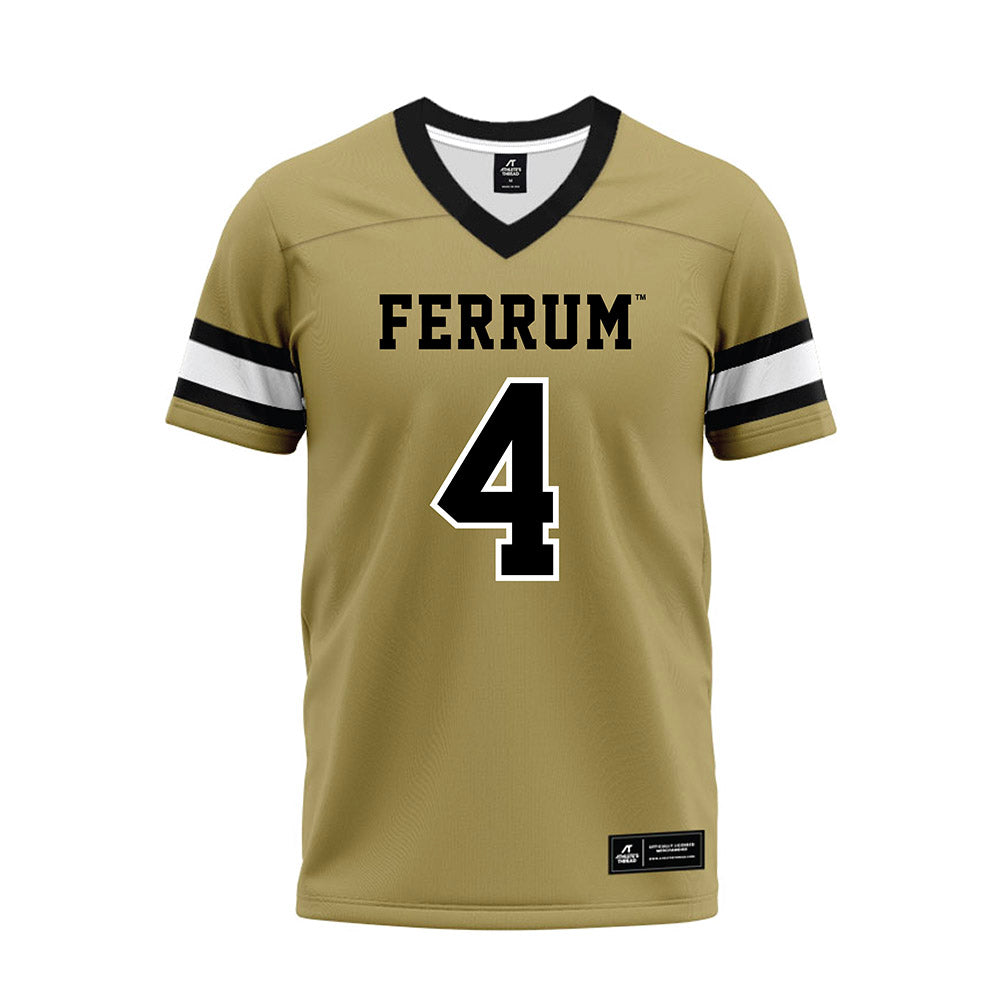 Ferrum - NCAA Football : Kobie Beal - Olive Premium Football Jersey-0
