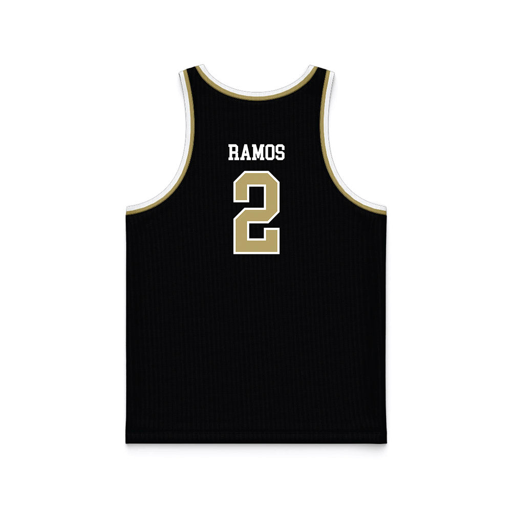 Ferrum - NCAA Women's Basketball : Star Ramos - Black Basketball Jersey-1