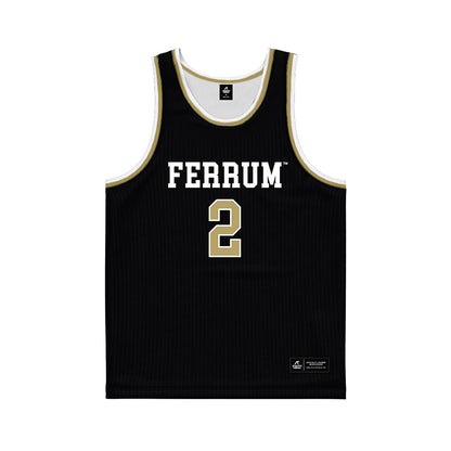 Ferrum - NCAA Women's Basketball : Star Ramos - Black Basketball Jersey-0